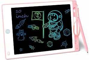 Vicloon Tableta de Escritura LCD, 10" Tablero de Dibujo Electrónico para Niños, Tablero de Graffiti de con Bloqueo de Pantalla borrable para Pinturas niños y Juguete Educativo para Clase Oficina Casa