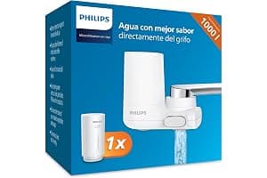 PHILIPS Filtro de agua del grifo, vertical X-Guard, blanco