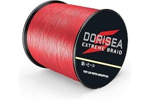 Dorisea Extreme Braid - Hilo de Pesca Trenzado 100% PE 300 m/328 Yardas, Prueba de 6 a 550 Libras, Cuerda de Pesca Resistente a la abrasión, increíble superline Cero Estiramiento, diámetro pequeño