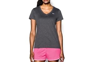 Under Armour Women's UA Tech™ Twist V-Neck Short Sleeve Tech SSV- Twist Mujer (Pack de 1)