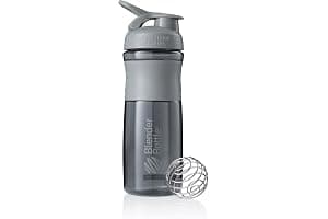 BlenderBottle Sportmixer Botella de Agua | Botella mezcladora de Batidos de proteínas | con batidor Blenderball | Libre de BPA | Tritan