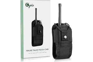 Kyrio Funda para Walkie Talkie, Bolsa para Walkie Talkie, Bolsa Militar Soporte Radio Walkie Talkie para Outdoor, Caza, Táctica, Acampada, Senderismo