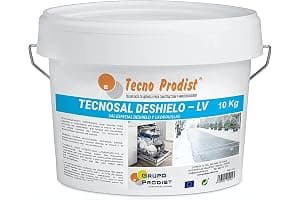 TECNOSAL DESHIELO (10 Kg) Sal Especial para derretir Hielo y Nieve en Invierno, descongelación Ideal para Caminos, entradas, aparcamientos o Carreteras, Doble Uso, Sal Lavavajillas, en Cubo