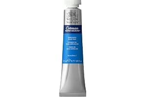 Winsor & Newton Cotman Tubo Acuarela, 21 ml, Tono Azul Cerúleo