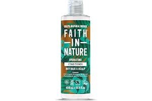 Faith In Nature Organic Coconut Conditioner, Hydrating for Dry Hair & Scalp, Vegan & Cruelty Free, No SLS, Silicones or Parabens, 400ml