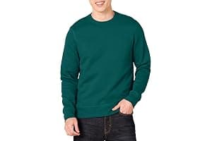 Amazon Essentials Hombre Sudadera de Forro Polar con Cuello Redondo (Disponible en Tallas Grandes y Largos Especiales)