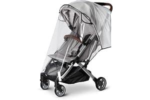 Bemece Universal Rain Cover for Pushchair, Pram Rain Cover Protect from Rain, Wind, Snow, Breathable& Transparent