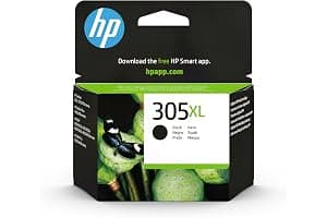 HP 305XL 3YM62AE, Negro, Cartucho de Tinta de Alta Capacidad Original, compatible con impresoras de inyección de Tinta HP DeskJet Series 2700, 4100, Envy Series 6020, 6030, 6400 y 6430