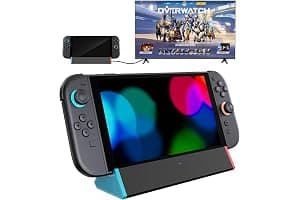 SIWIQU Switch 2 TV Dock, Portable Docking Station Compatible with Nintendo Switch 2 Console ONLY, NS 2 Charging Stand with 4K@120Hz HDMI Output/100W Charging Input/USB3.0 [Not for NS 1/OLED]