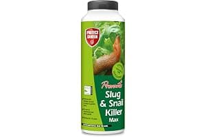 PROTECT GARDEN 86601082 Slug & Snail Killer Max, 800G - Powerful Slug Killer Pellets - for Protecting Ornamental Plants and Garden Vegetables - Snail Repellant - Approved for Organic Gardening
