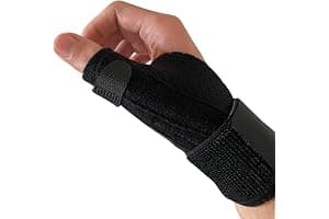 DALLAR Férula de Pulgar ajustable para Rizartrosis, tendinitis de Quervain o artritis - Muñequera de Dedo Estabilizadora e Inmovilizadora para las 2 Manos