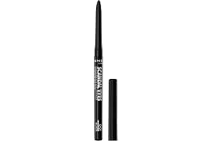 Rimmel London Scandal'eyes Exaggerate Eye Definer, Delineador de ojos automático, Tono 1 Negro