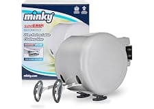 Minky Retractable Duo Reel Washing Line, Grey, 2x15m, packaging may vary