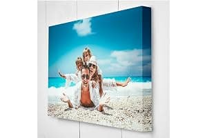 Star Online Personalised Canvas Photo Prints Pictures Birthday Frames Gifts For Mum,Dad Custom & Wall Art Holiday Memory (20x25cm (8x10in))