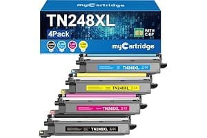 myCartridge TN248XL TN248 Toner TN-248CMYK TN-248VAL Compatible para Brother MFC-L3760CDW Toner para DCP-L3560CDW HL-L3240CDW HL-L3220CW para Brother TN248VAL TN248XL TN-248 4-Pack