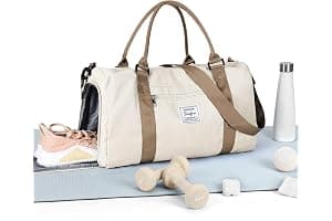 HYC00 Bolsa Gimnasio Deportiva Mujer Hombre Bolsa de Deporte Grande Bolso de Gimnasio con Compartimento Zapatos y Pocket Wet Bolsa Fitness Bolsas de Deporte de Mujer Sports Gym Bag Hospital Holdalls