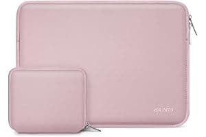MOSISO Laptop Case 13 inch, 13 inch Laptop Sleeve Bag Compatible with MacBook Air M5 M4 M3 M2 M1 2026-2018 / Neo A18 chip/Pro 13 M2 M1, Neoprene Computer Sleeve Bag with Small Case, Baby Pink