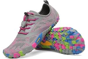 SAGUARO Barefoot Zapatillas Minimalista Ligera Zapatillas de Trail Running para Zero Drop Soles, Gr.36-48