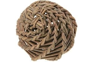 Nature First Large Willow Ball Playing Hiding Toy Teeth Trimmer for Hamsters, Rats & Small Animals - 32cm