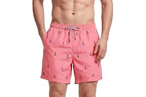 MaaMgic 2 en 1 Bañador con Forro de Compresión con Cremallera Hombre Shorts de Baño Shorts de Playa Traje de Baño para Natación Secado Rápido para Vacaciones