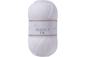 Utopia Crafts DK Double Knitting Yarn 100g (1, White)