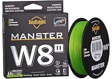 SeaKnight W8 II Sedal de Pesca Trenzado de Agua Salada de 8 Capas, 150 m/300 m/500 m, Polietileno Trenzado, 8 Hilos, para Carpa, Trucha, 15-100 kg