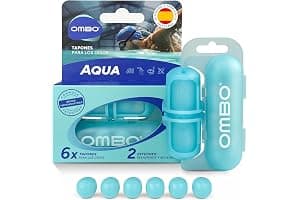 Tapones Oidos Natación | Tapones Natacion hombre mujer | Sellado Hermético | Reutilizables Hipoalergénicos | 6 tapones oídos piscina | Para Piscina, Surf, Buceo,Nadar,Agua |