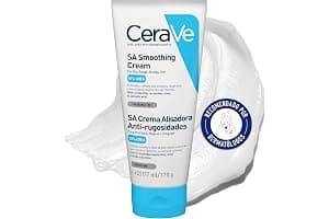 CeraVe SA Anti-Rough Smoothing Cream For Dry, Rough and Imperfected Skin, For Face and Body, Exfoliates and Hydrates, With Ce