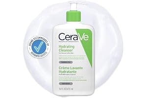 CeraVe Hydrating Cleanser for Normal to Dry Skin 236 ml with Hyaluronic Acid and 3 Essential Ceramides