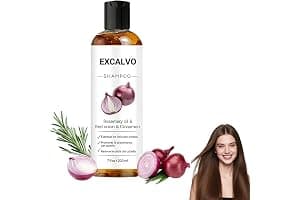 Excalvo Champu de Cebolla, 2026 Nuevo Champú Cebolla, Champu Excalvo, Con Extracto De Canela, Limpieza Diaria Para Un Cabello Más Denso En Apariencia, para Hombres y Mujeres, 200 ml (1 Botella)