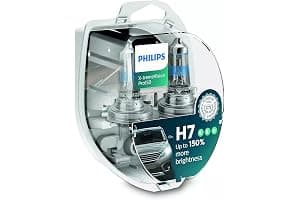 Philips X-tremeVision Pro150 H7 bombilla faros delanteros +150%, Halógena, paquete doble