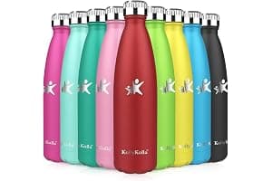 KollyKolla Botella Agua Acero Inoxidable, Termo 350/500/650/750ml - Botella Termica Deporte sin BPA, Cantimplora Infantil sin Fugas, Bebida 12H Caliente/24H Frío, para Niños, Adultos, Colegio, Oficina