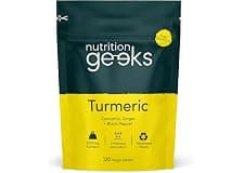 Turmeric Tablets 2000mg with Black Pepper & Ginger - 120 High Strength Curcumin Supplements - Easy Swallow Tablets (Not Turmeric Capsules or Powder) - Vegan - UK Made