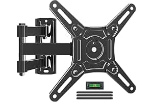 MOUNTUP TV Wall Bracket for Most 14-42 Inch LED, LCD, OLED Flat TVs & Monitors, Full Motion TV Mount with Tilt Swivel Extensi