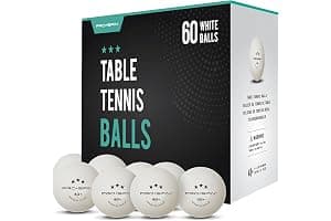 PRO-SPIN Pelotas de Ping Pong – 3 Estrellas, aprobadas por la ITTF | Pelotas de ABS 40+ de Alto Rendimiento para Tenis de Mesa Profesional, para Interior y Exterior