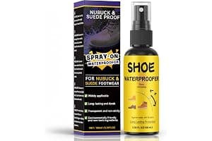 Galitoon Spray Impermeabilizante para Zapatos, Protector Impermeable para Ante, Gamuza, Cuero y Textil, Protección contra Lluvia, Manchas y Humedad para Zapatillas, Botas y Calzado Diario