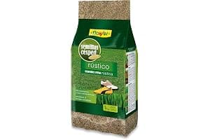 Flower - Semillas de Césped Rústico Resistente 1 kg | Crecimiento Rápido | Ideal para zonas de paso | Bajo Mantenimiento | Cubre 35 m² | Resistente a Sequía