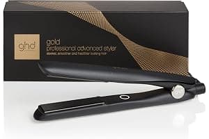 ghd Gold - Plancha de Pelo Profesional Para un Cabello Liso y Brillante - Para Todo Tipo de Cabello - Color Negro, (Enchufe Europeo)