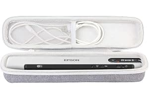 co2CREA Duro Viajar Caja Estuche Funda para Epson Workforce B11B252401PP ES-50,ES-60W,DS-70,DS-80(Funda Solo)