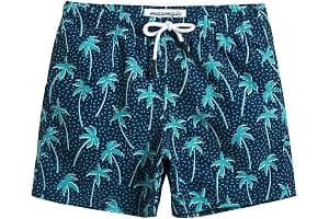 MaaMgic Bañador Niño Ropa de Baño para Niño Secado rápido Interior de Malla Short de Natación Estampado
