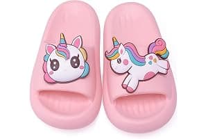 Vunavueya Chanclas de Baño Antideslizantes para Niños y Niñas - Ultraligeras <150g (Tallas 22/23 EU) - 20-36 EU, Sandalias Zapatillas EVA para Baño, Playa, Piscina, Jardín Interior y Exterior