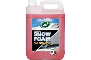 Turtle Wax Snow Foam, Thick, PH balanced Car Shampoo. 5L, Pack of 1, Cherry Scented, Streak Free Formula Safe for All Paint, Tyres, Wheels and Trim, Perfect for Overall Car Cleaning