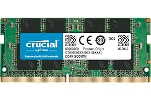 Crucial DDR4 RAM 16GB 3200MHz SODIMM CL22, Laptop Computer Memory, Mini PC (or 2933MHz, 2666MHz) - CT16G4SFRA32A