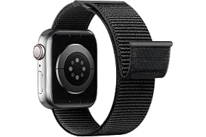Yoohoo Nylon Straps Compatible with Apple Watch Straps 38mm 40mm 41mm 42mm(Series 10) Women Men,Upgraded Soft Nylon Strap Replacement Bands for iWatch Series 11 10 9 8 7 6 5 4 3 2 1 SE3 Ultra3/Black