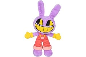 AMAZING DIGITAL CIRCUS Deluxe Jax Plush Figure, 8"/20.3 CM Figure Made With Premium Materials Embroidery, Collect Caine, Pomni, Kinger, Jax And Ragatha