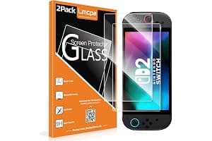 Lmcpa 2 Pack for 2025 Nintendo Switch 2 Screen Protector, Tempered Glass Easy Installation/Anti-Scratch/High Definition/9H Hardness for 2025 Nintendo Switch 2