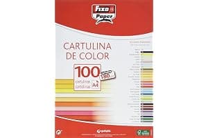 Fixo Paper 11110470 - Pack de 100 – Cartulina blanca A4, 180g