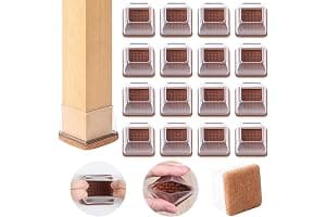 Protectores de Suelo para Patas de Silla 28-37mm, 16 Tapas de Silicona pequeñas para Patas de Silla con Fieltro, Fundas de protección para Patas de Silla de Silicona, Protectores para Patas de Silla
