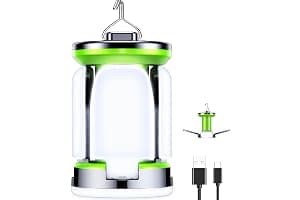 Blukar Lámpara Camping, Linterna de Camping Led Recargable - 7 Modos Lluminación 60 LED Super Brillante Lampara Camping Más de 10 Horas de Duración de La Batería para Camping, Emergencia, Pesca, etc