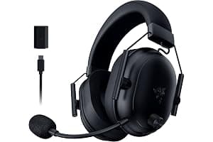 Razer BlackShark V2 HyperSpeed para PC - Auriculares para esports inalámbricos y ligeros (280 g, Micrófono HyperClear, Diafra